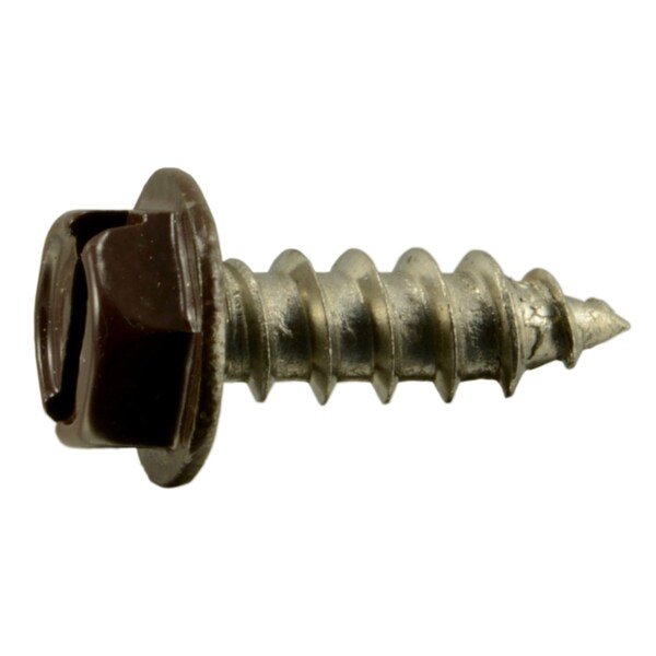 Midwest Fastener Sheet Metal Screw, #8 x 1/2 in, Painted 18-8 Stainless Steel Flange Hex Head 20 PK 71061 - main
